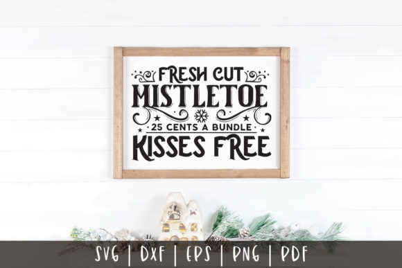 Fresh Cut Mistletoe SVG Christmas SVG Review