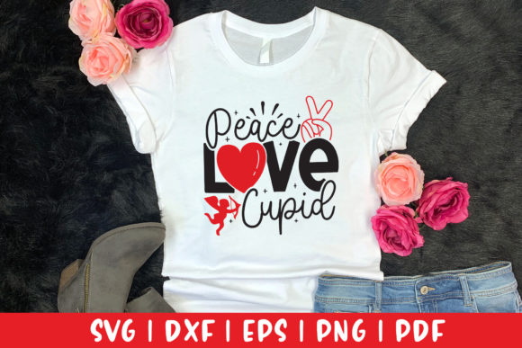 Peace Love Cupid SVG Review for Embroidery Projects