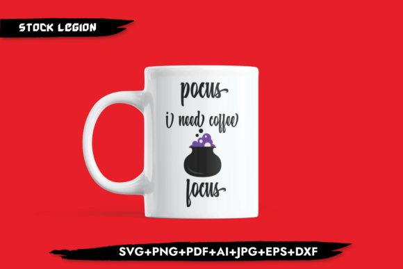 Pocus I Need Coffee Focus