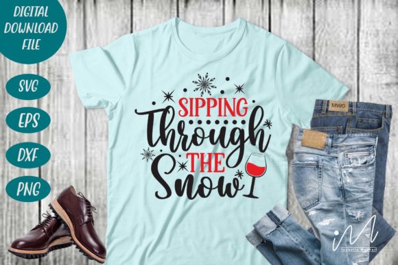 Sipping Through the Snow Svg Review