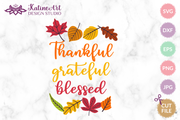 Thankful Grateful Blessed Svg Faith Svg